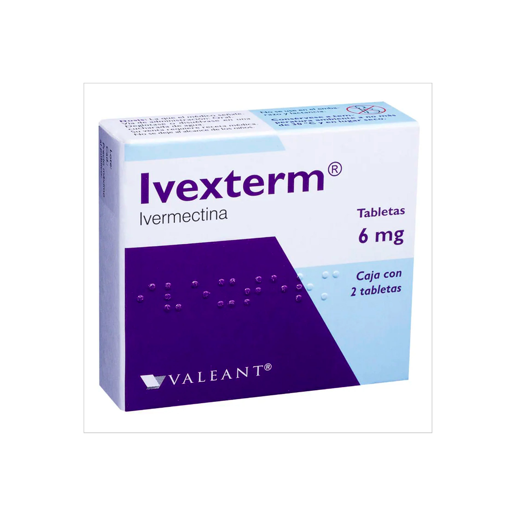 VALEANT IVEXTERM C/2 TABLETAS BLISTER