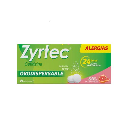 ZYRTEC 10 MG ORODISPERSABLE C/10 TAB