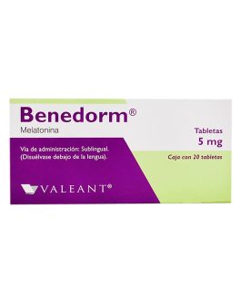 VALEANT BENEDORM 5MG SUBLING 20 TAB