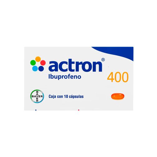 ACTRON 400 MG C/10 CAPSULAS